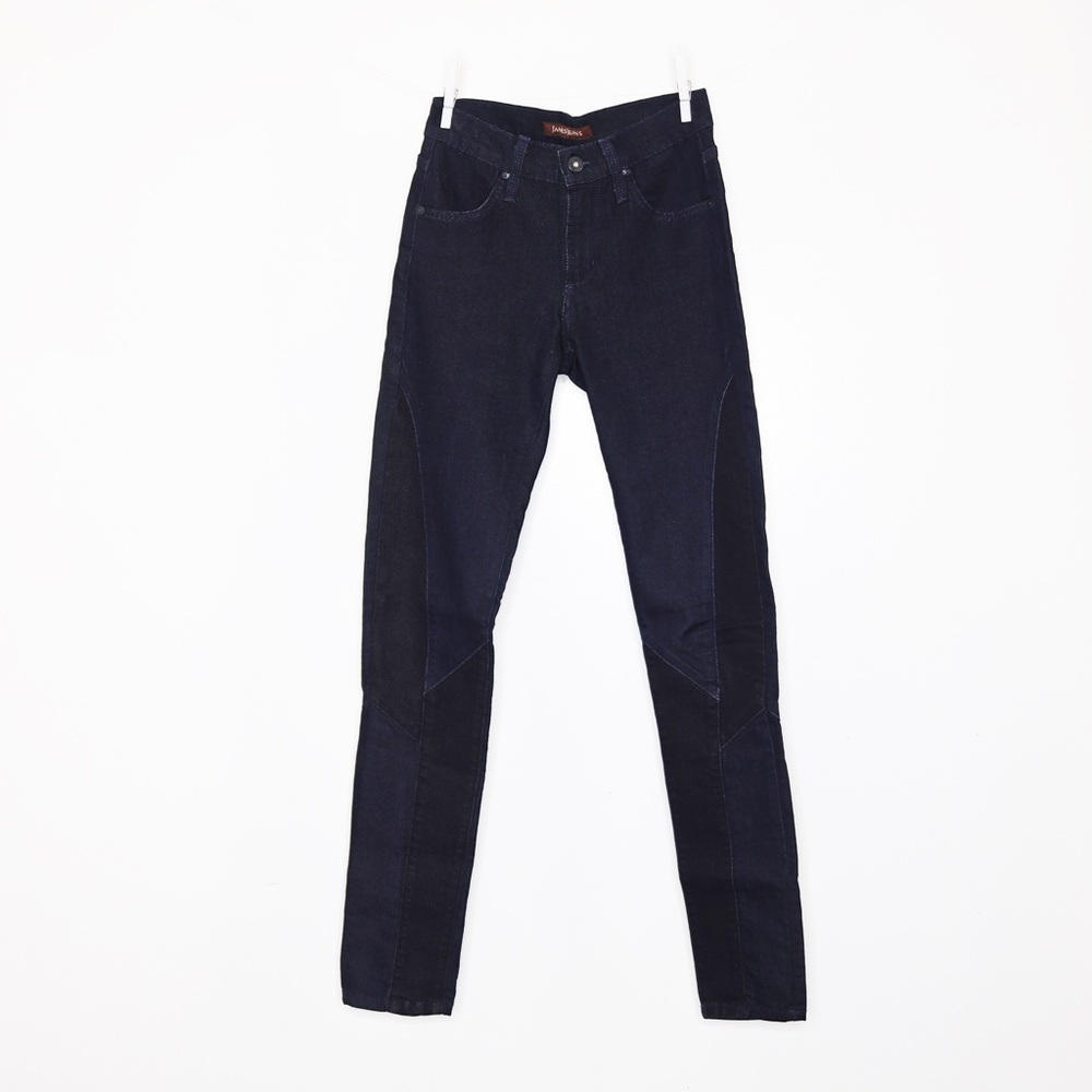 JAMES JEANS Twiggy Jeans 24 Skinny Rare Patchwork